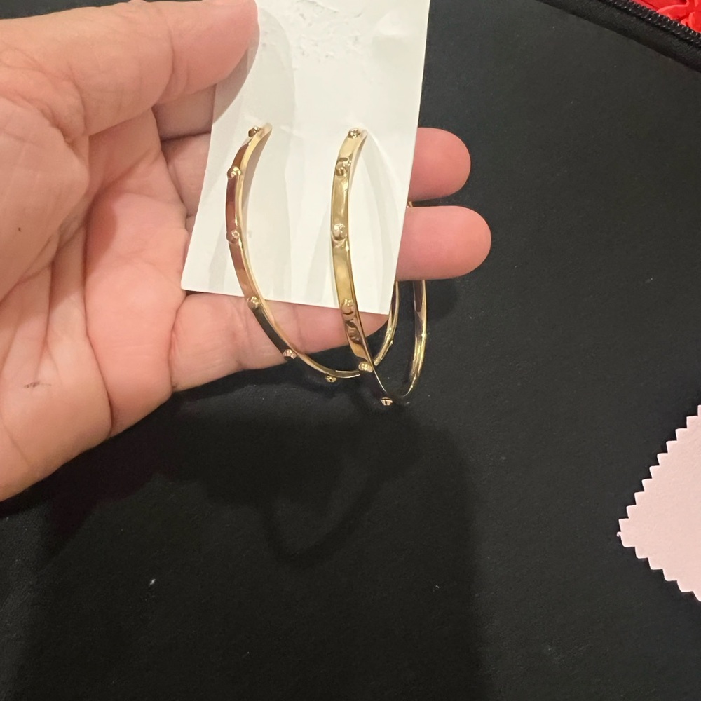 Michael Kors Gold Hoop Earrings